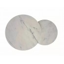 Комплект SIGNAL HOLA (2 стола журнальных) белый мрамор/золотой